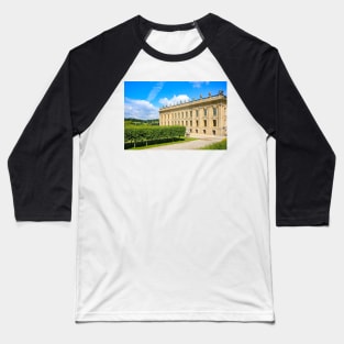 A view of Chatsworth house, Derbyshire, UK Baseball T-Shirt